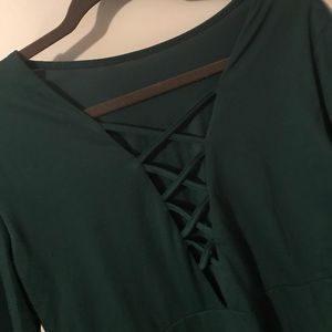 Green Bodycon Dress