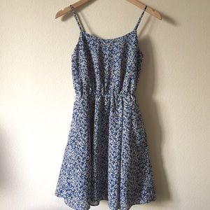 Flashsale❤️Jcrew blue floral print dress