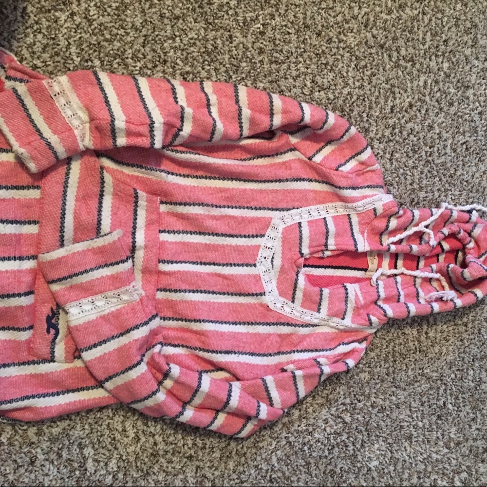 Hollister serape hoodie/poncho