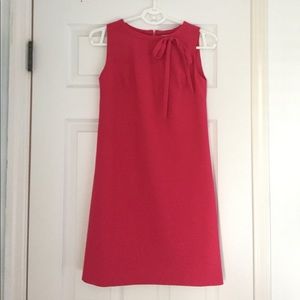 Fuchsia pink shift dress