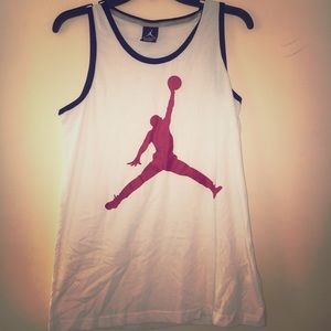Sleeveless Air Jordan tank top