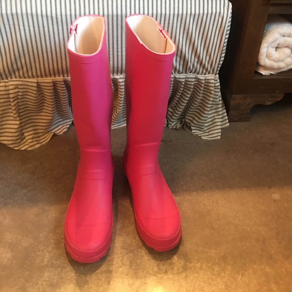 Pink Rain Boots
