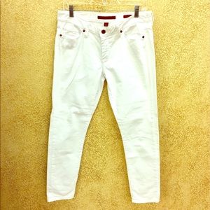 Banana Republic white jeans, skinny