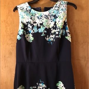 Navy floral dress from NY & Co.