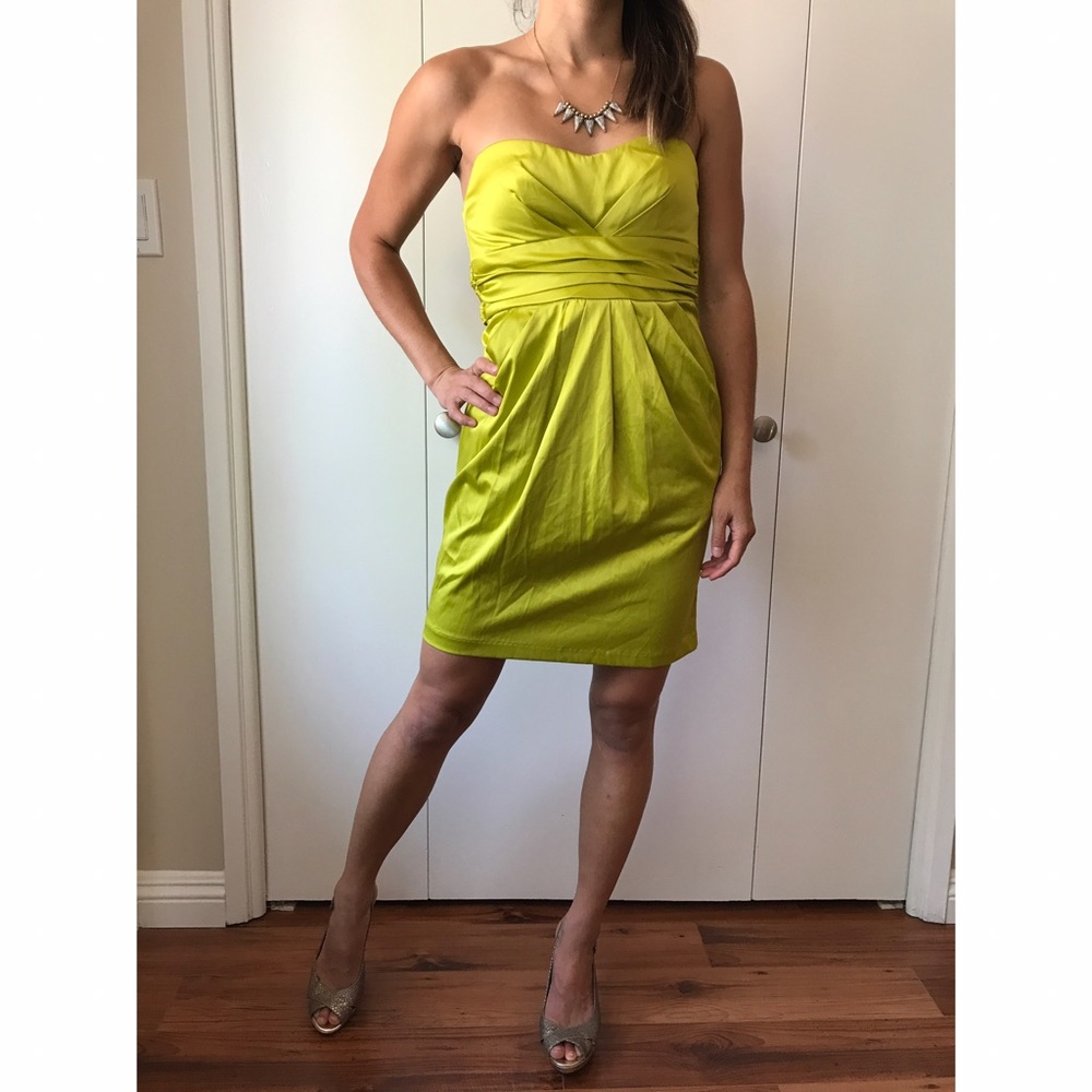 Chic mustard dress