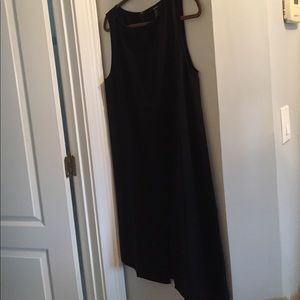 Black knee length dress