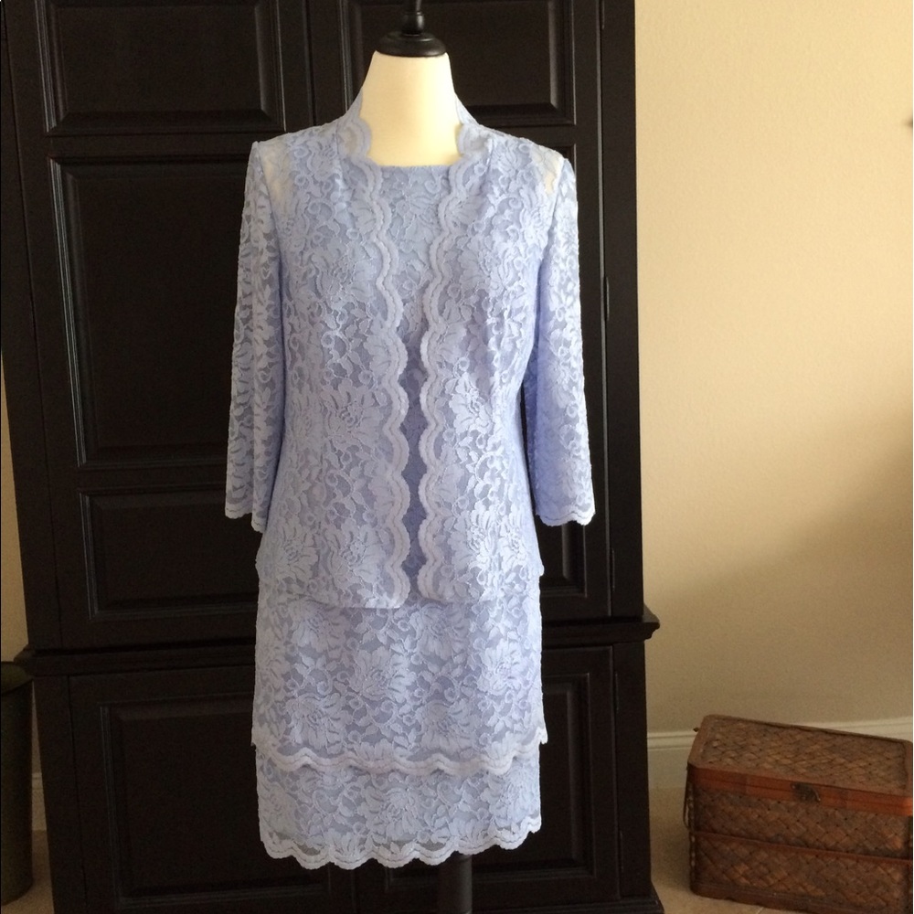 Lilac Formal Lace Mother of Bride Dress & Cami