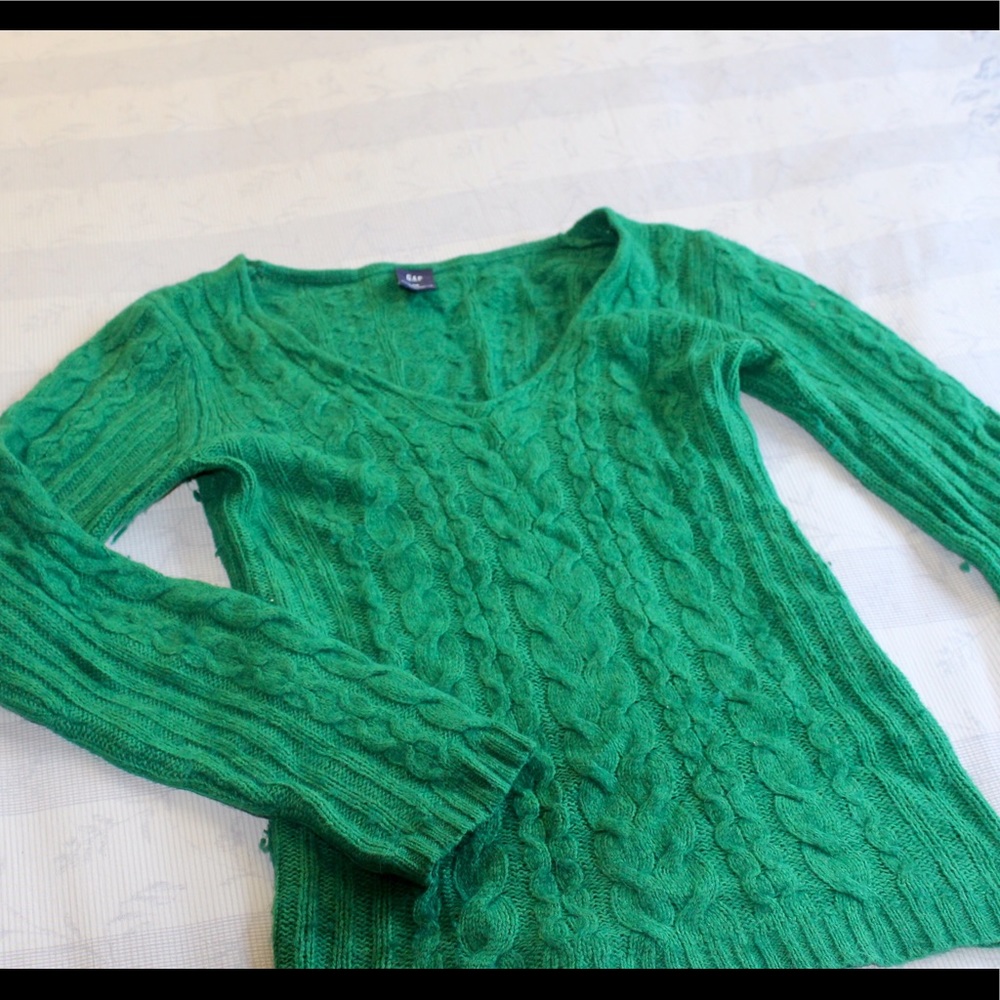 Gap sweater! Super warm and cozy. form fitting