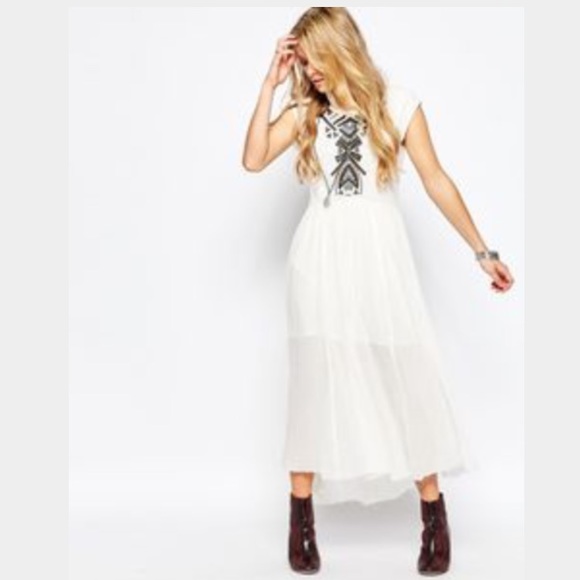Free People Gauze Cutout Dress - Picture 2 of 4