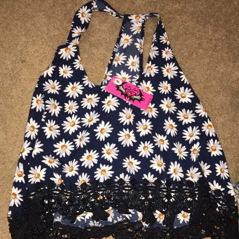 Daisy crop top
