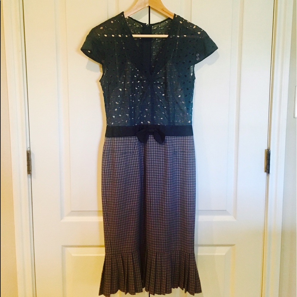 Marc Jacobs Hearts and Plaid Dress, Size 2