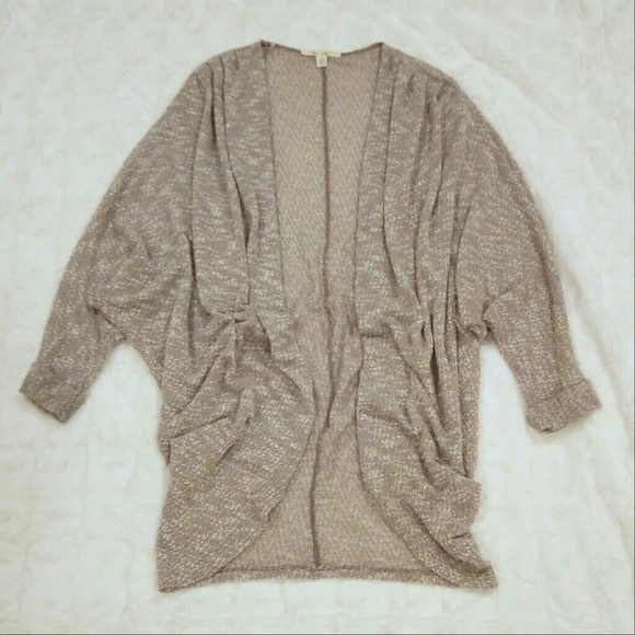Miami Sweaters - Cozy Cream and Tan Long Knit Cardigan