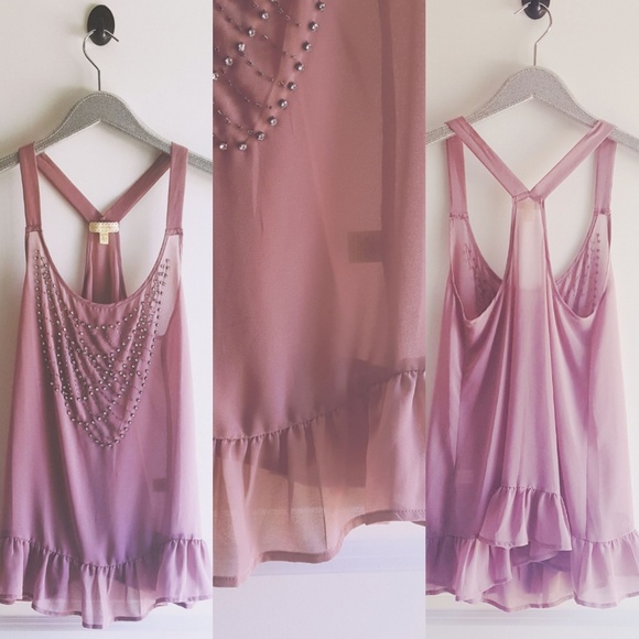 Urban Outfitters Tops - Pins and Needles UO Sheer Racerback Tank