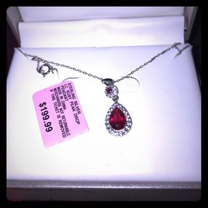 Brand New red stone necklace