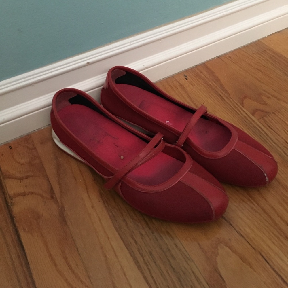 Cole Haan Air Bria Mary Jane Red