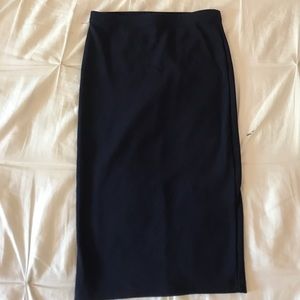 Blue high waisted skirt
