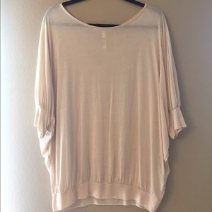Fluxus blush drapey top