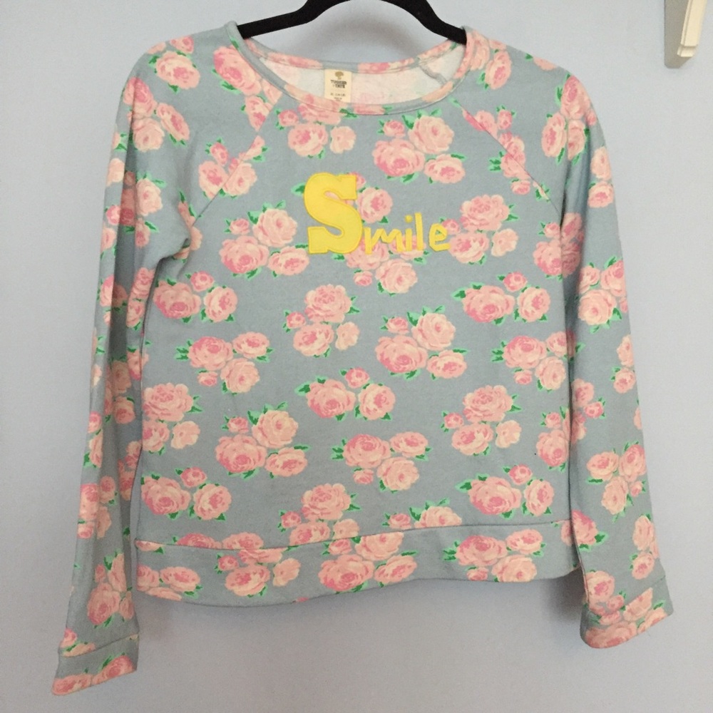 YOUTH Tucker + Tate rose print sweater