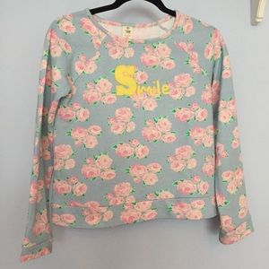 YOUTH Tucker + Tate rose print sweater
