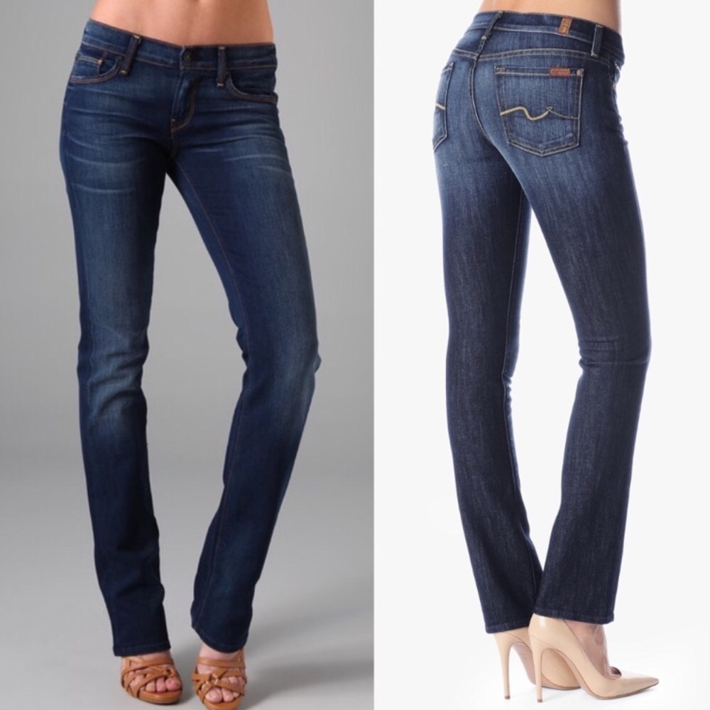 😍 7 For All Mankind Straight Leg Jeans