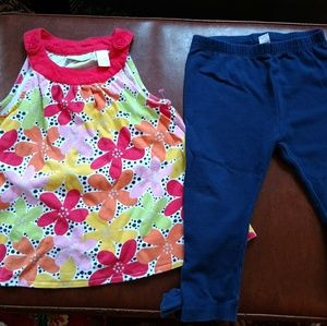 Tunic and matching leggings 24month outfit