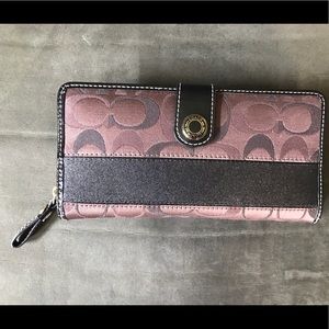 Coach Full Zip Around Wallet