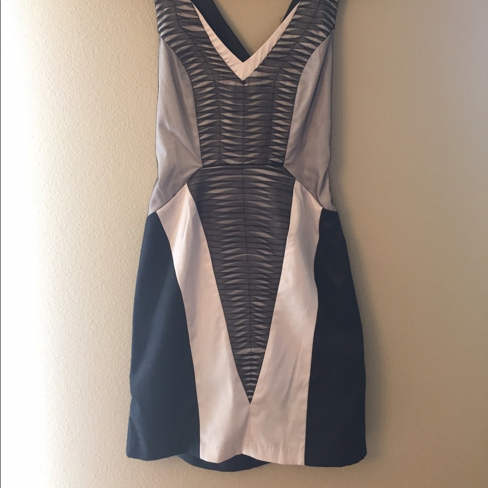 Minuet blush and black dress - Picture 2 of 5
