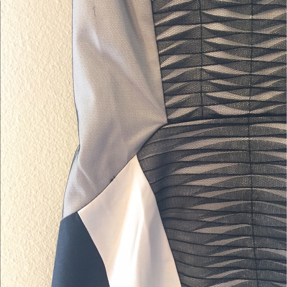 Minuet blush and black dress - Picture 3 of 5
