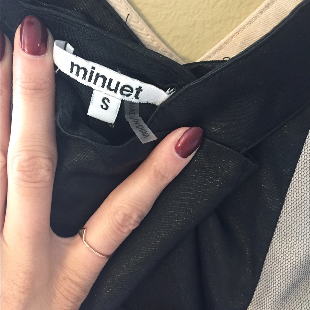 Minuet blush and black dress - Picture 5 of 5