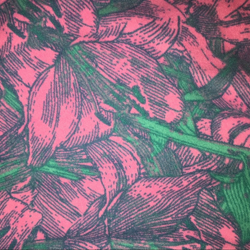 flower / leaf colorful printed leggings