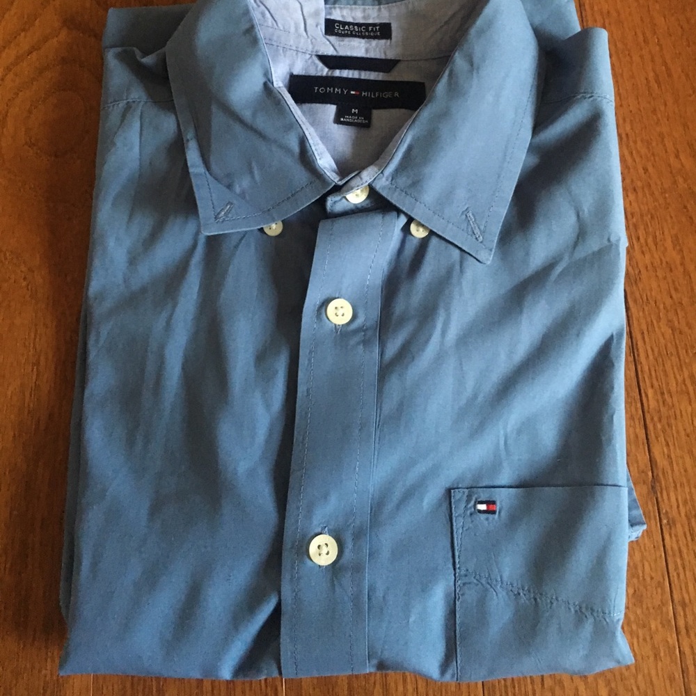 Blue Tommy Hilfiger button up
