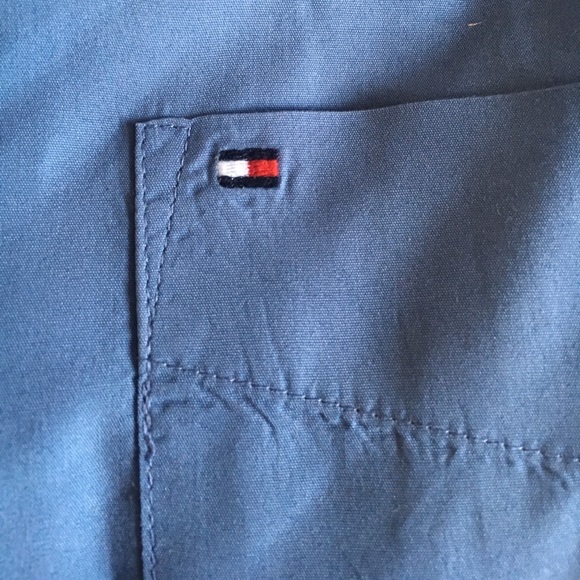 Blue Tommy Hilfiger button up - Picture 3 of 3