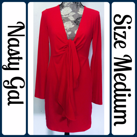Nasty Gal Dresses & Skirts - Sz M Nasty Gal Deep 'Em Guessing Jersey Dress