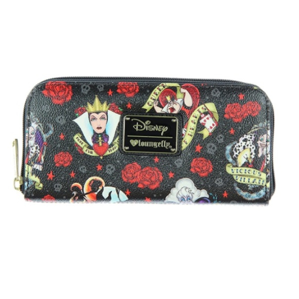 Skulls and Roses Disney Female Villains Wallet