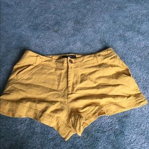 Yellow shorts