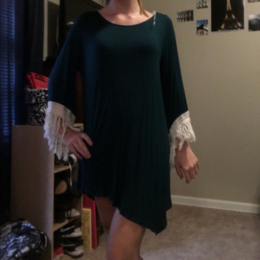 Depending on height, dress or shirt.