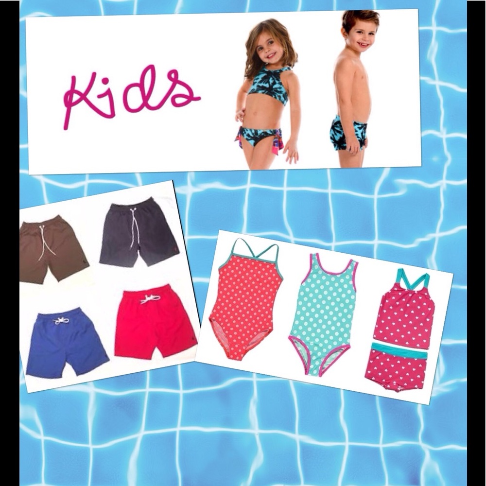 Swimsuits from infant to teen