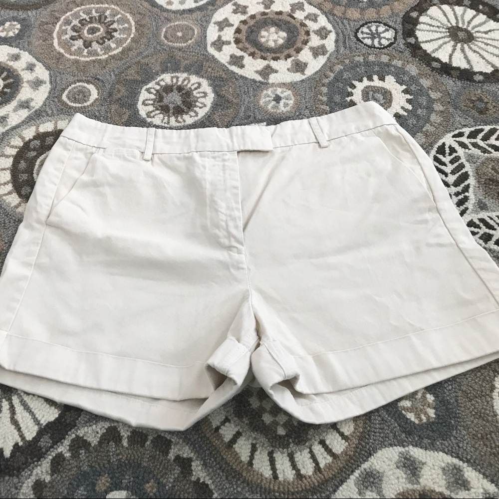J.Crew cream Chino shorts