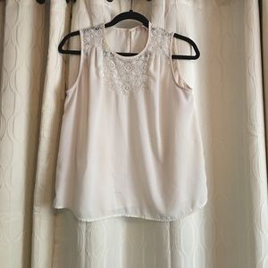 Cream blouse