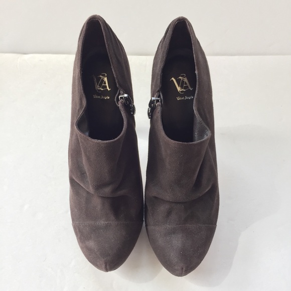 Velvet Angels suede platform Booties - Picture 2 of 8