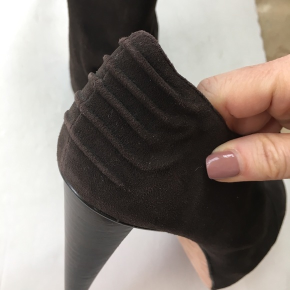 Velvet Angels suede platform Booties - Picture 7 of 8