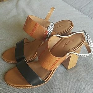 Beautiful Coach heels! Great for summer