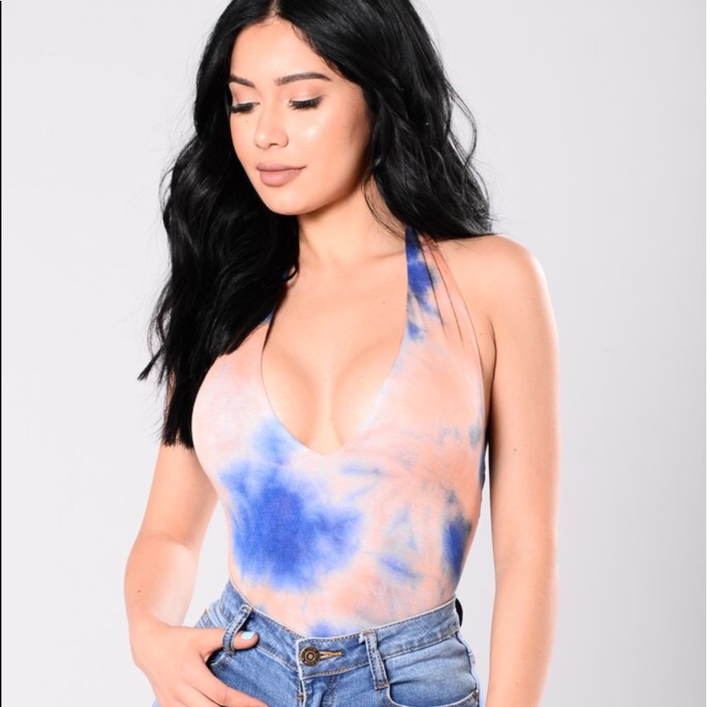 Fashion Nova Tie Dye Bodysuit