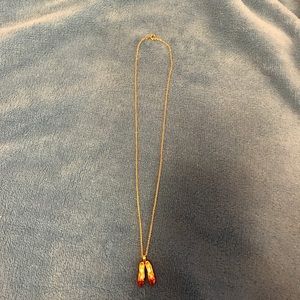 Ruby Red Slippers Necklace