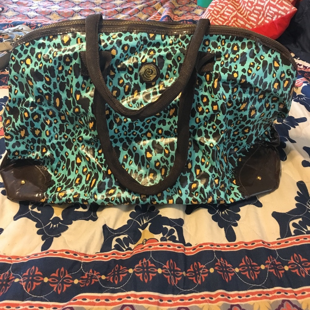 Cheetah MudPie overnight bag