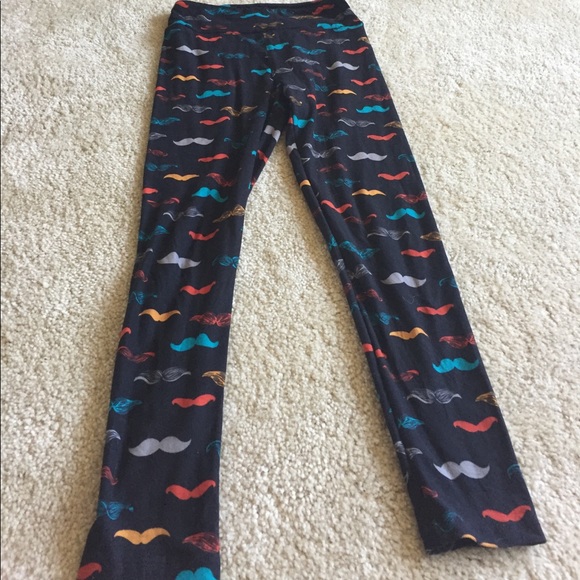 Lularoe Mustache Leggings: Hard to Find!!! - Picture 2 of 4