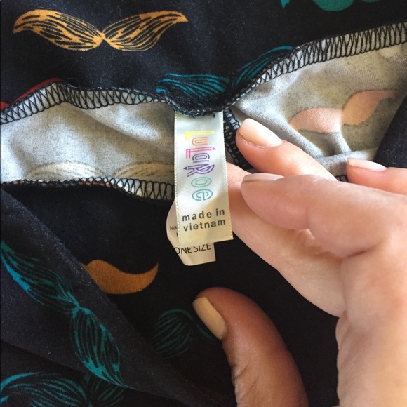 Lularoe Mustache Leggings: Hard to Find!!! - Picture 3 of 4