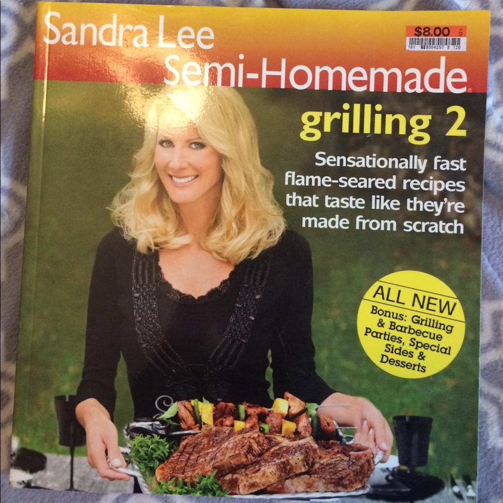 Sandra Lee Semi-Homemade grilling 2 COOKBOOK