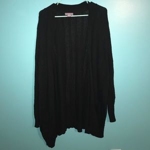Black cardigan with pockets