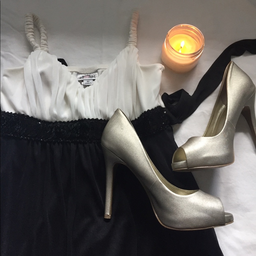 Black and White Kids Dress